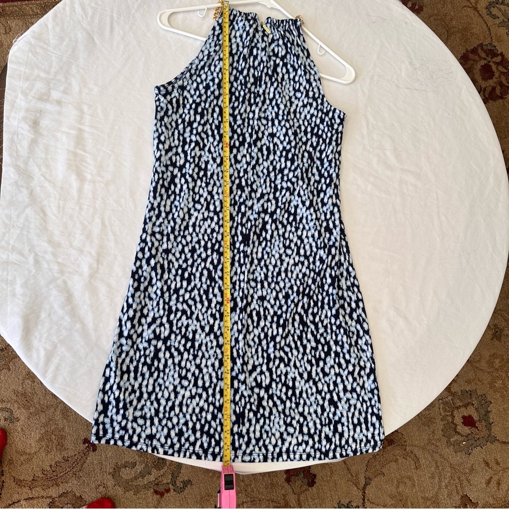 Michael Kors Black and White Patterned Dress